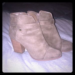 Khaki booties